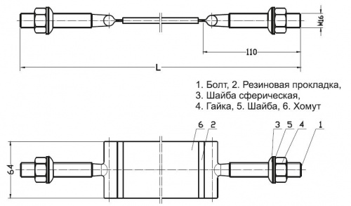 Хомуты для крепления труб фото 2