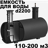 Типовые резервуары чистой воды 110 - 200 м3