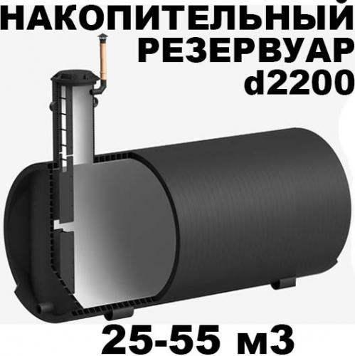 Емкость подземная накопительная 25 - 55 м3